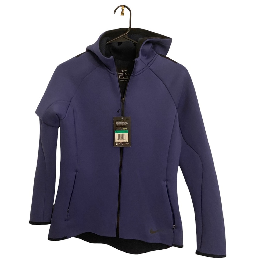 Nike Big Girls' Dri-Fit Therma-Sphere Training Jacket dark purple/blue MSRP $150